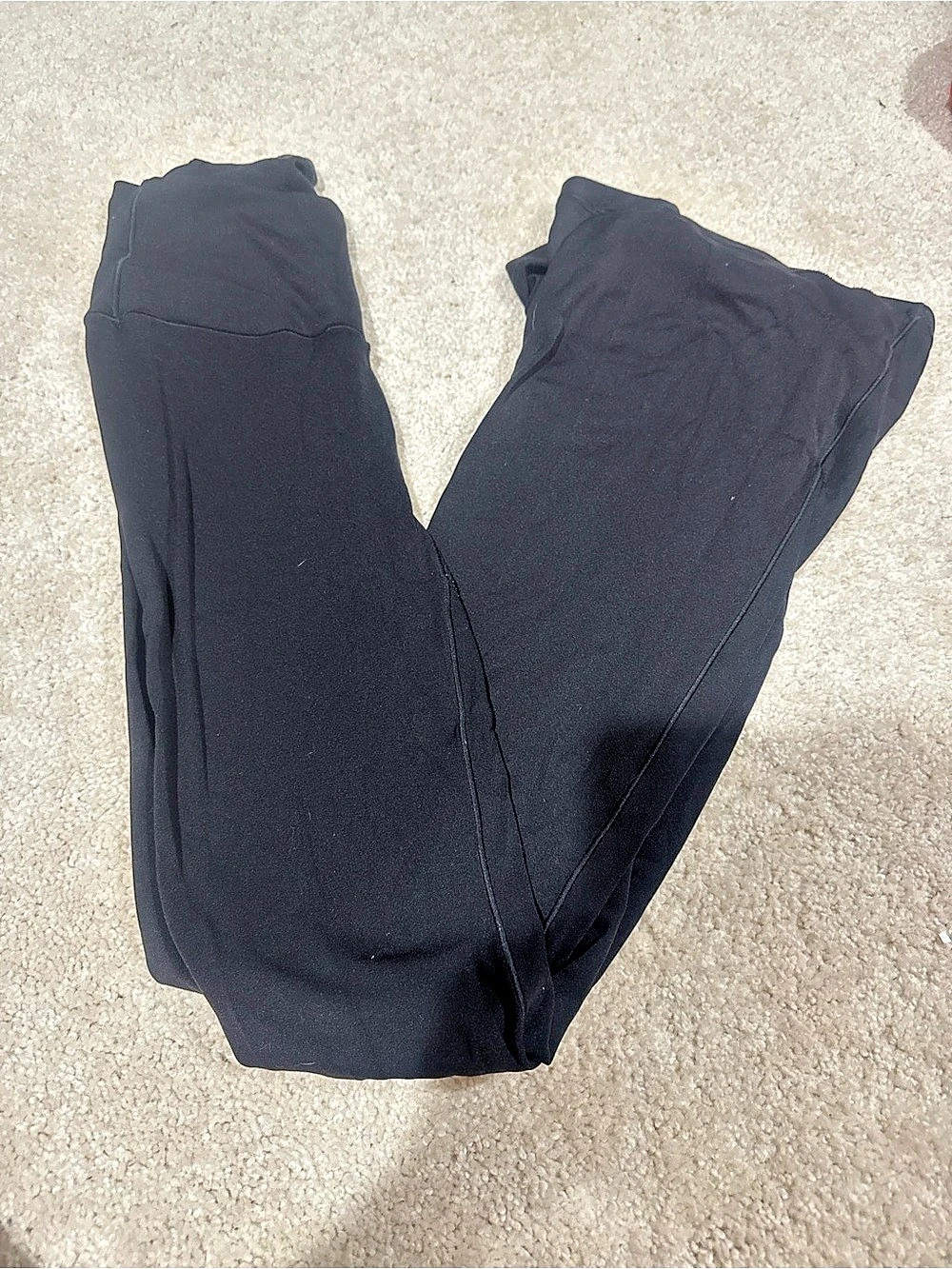 Aerie Groove Super-High-Rise Flared Pant Nulu Black